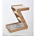 การออกแบบรูปตัว z ดีที่ทนทานวัสดุ MDF Sisal Mdf Faux Fur Cat Tree